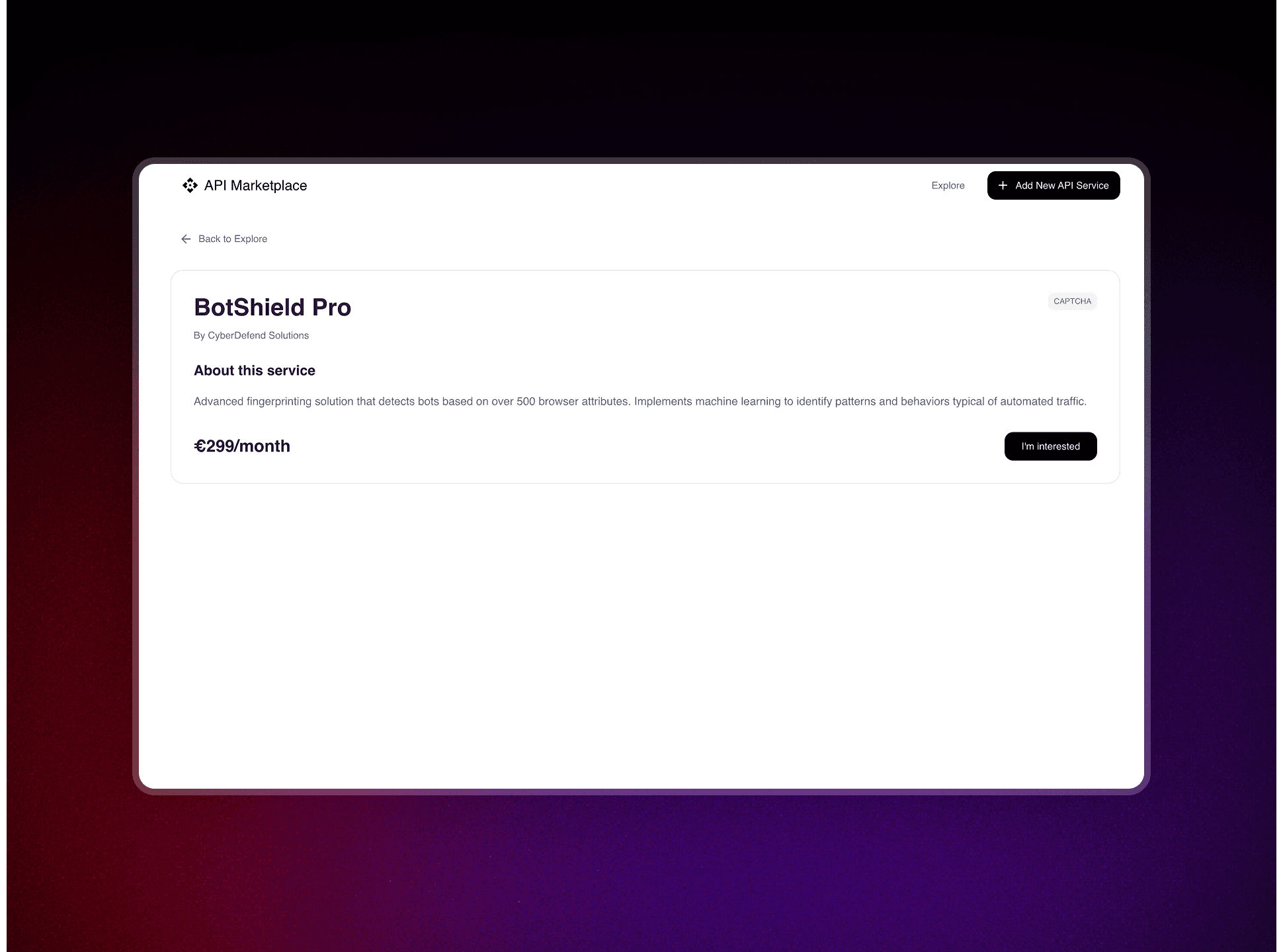 API Marketplace