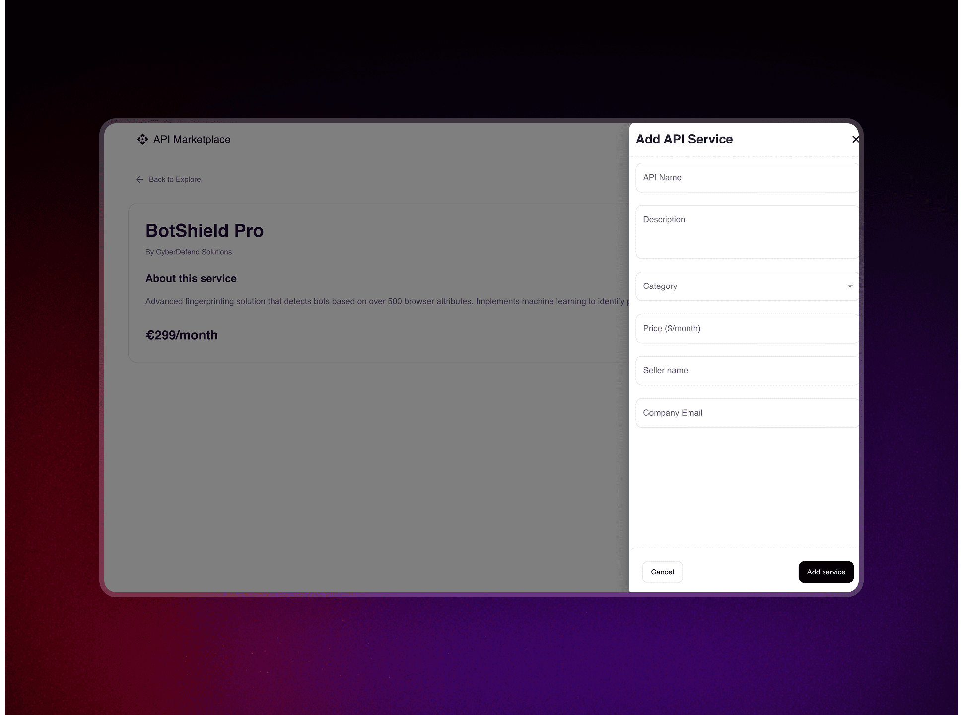 API Marketplace